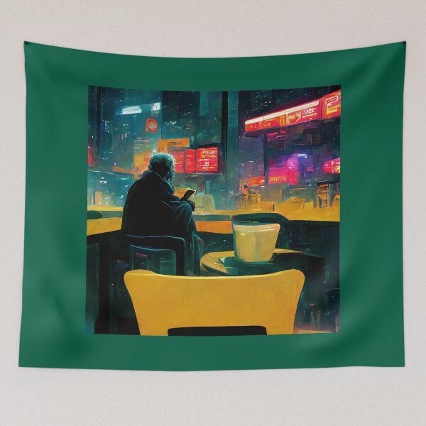 Item preview, man in cafe designed and sold by Laragon11.