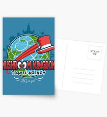 Mushroom Kingdom Travel Agency Postcards