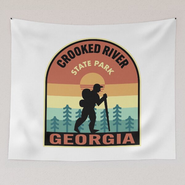 Item preview, Crooked River State Park Georgia Retro Hiking designed and sold by HalpinDesign.
