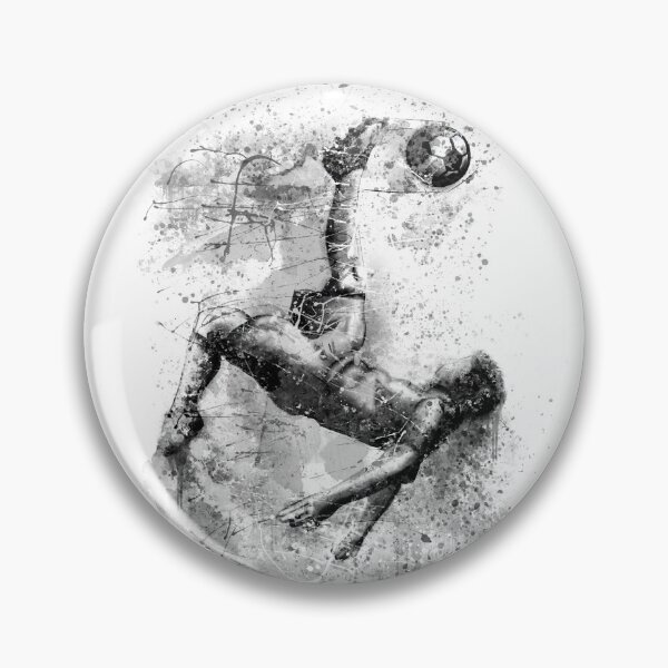 Item preview, Copy of Black, White, Football, Boots, Bedroom, Wall Art, Splatter Print designed and sold by Pics-squiggles.