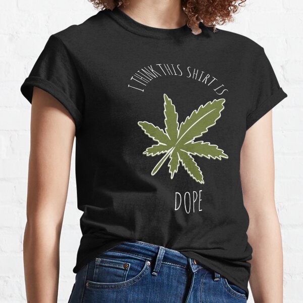 Boob Outline Weed Pasty Nipple Cover Breast Outline Shirt Classic
