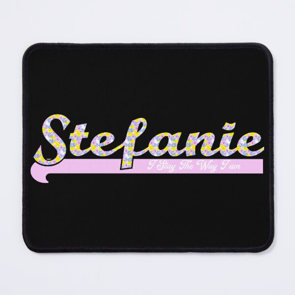 Item preview, First name Stefanie - Blümchen designed and sold by HA-Design-Kunst.