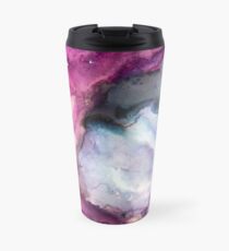 Purple Fusion - Mixed Media Painting Travel Mug