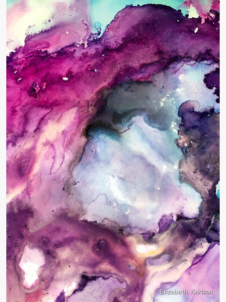 Purple Fusion - Mixed Media Painting by LSchulz19