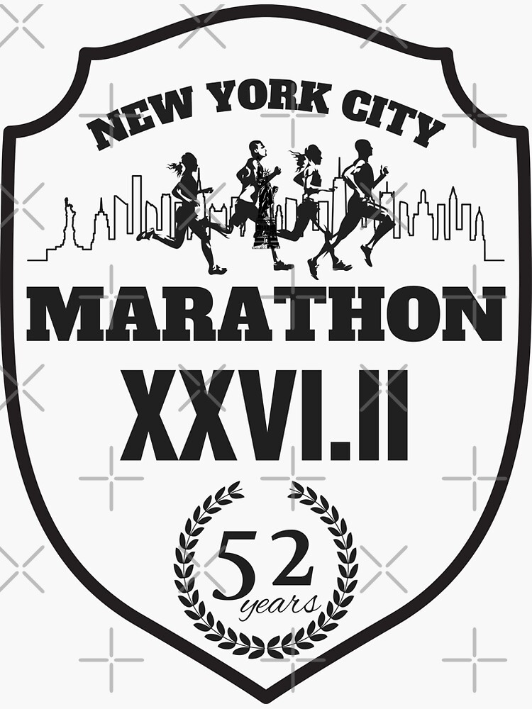 "new York marathon 2022" Sticker for Sale by CatDogBFF Redbubble