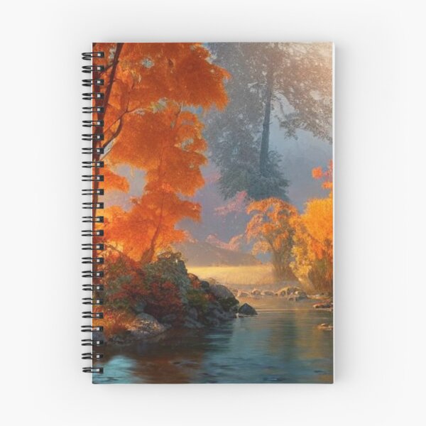 Item preview, Autumn Orange Trees designed and sold by Clockwork and Bloom.