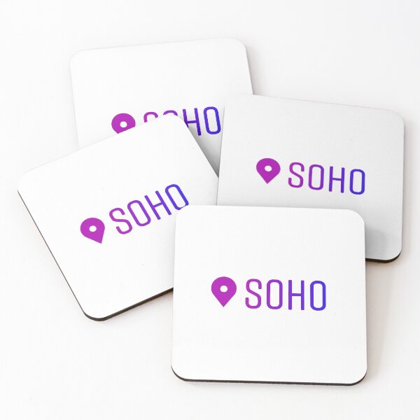 Item preview, Instagram Location Sticker of Soho designed and sold by BubbleManShop.