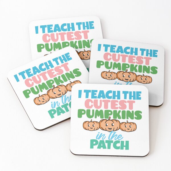Item preview, I teach the cutest pumpkins in patch designed and sold by Think4Prints.
