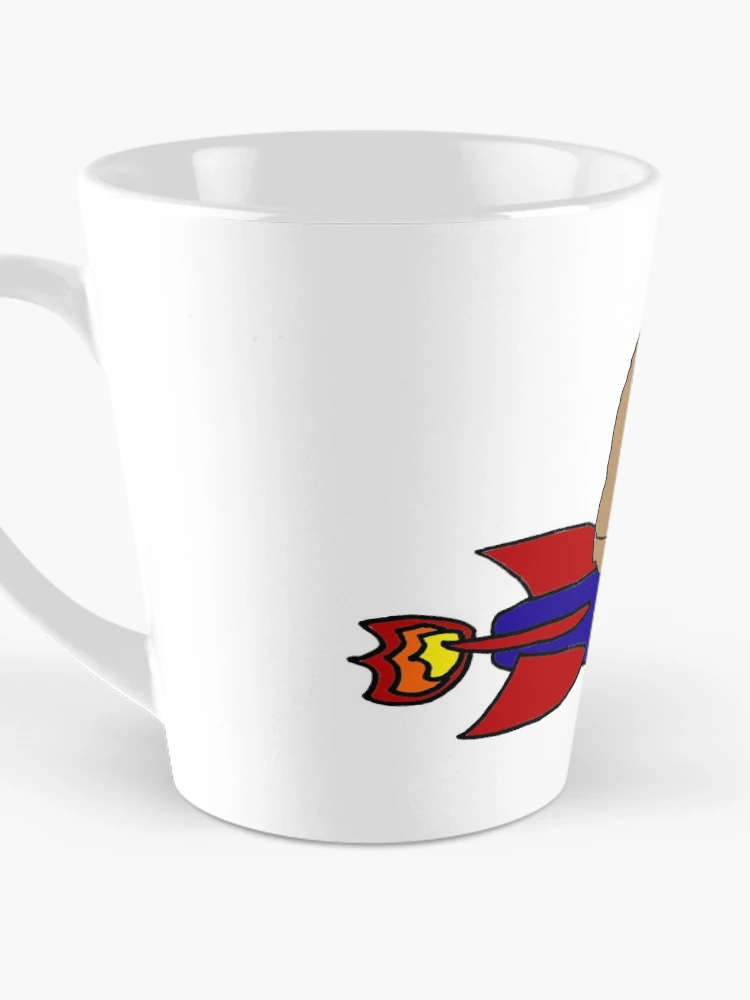 Thumbnail 3 of 4, Coffee Mug, Cool Funky Sloth Riding Rocketship Cartoon designed and sold by Nature's Fancy.