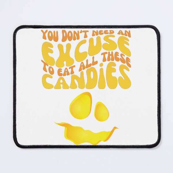 Item preview, Halloween Boo: You don't need and excuse to eat all these candies II - Excuse me but Boo! (White)  designed and sold by zicutza.