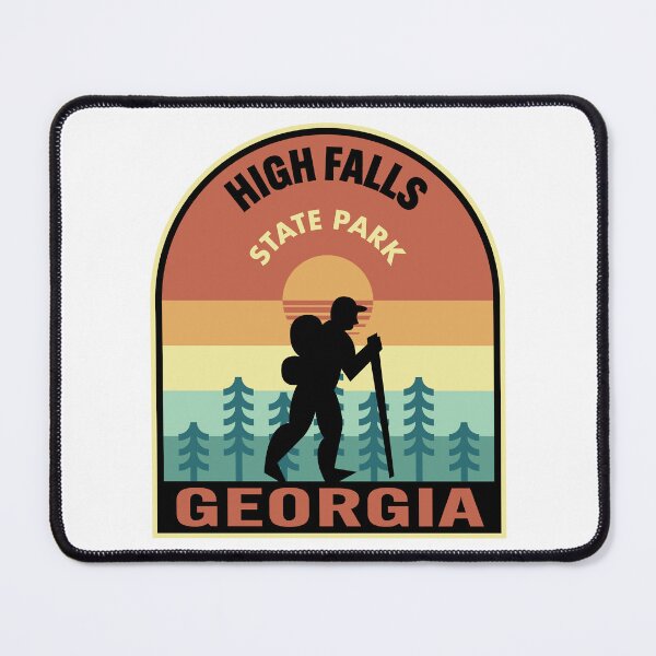 Item preview, High Falls State Park Georgia Retro Hiking designed and sold by HalpinDesign.