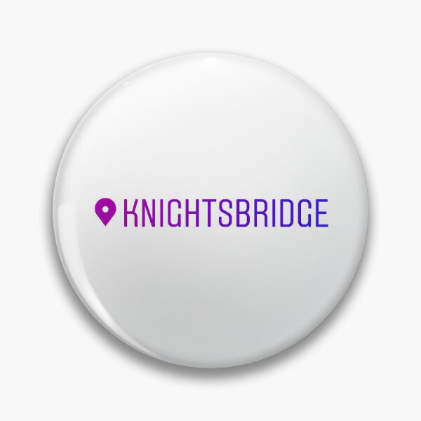 Item preview, Instagram Location Sticker of Knightsbridge designed and sold by BubbleManShop.