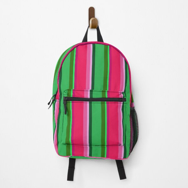 Item preview, Ribbon Candy Pop Art Pink and Green Vertical Stripes 5748 designed and sold by Art in My Loft.