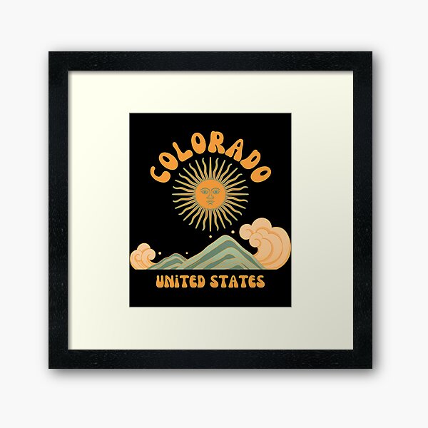 Item preview, Sixties-Western Colorado - Orange Text designed and sold by WesternLocales.