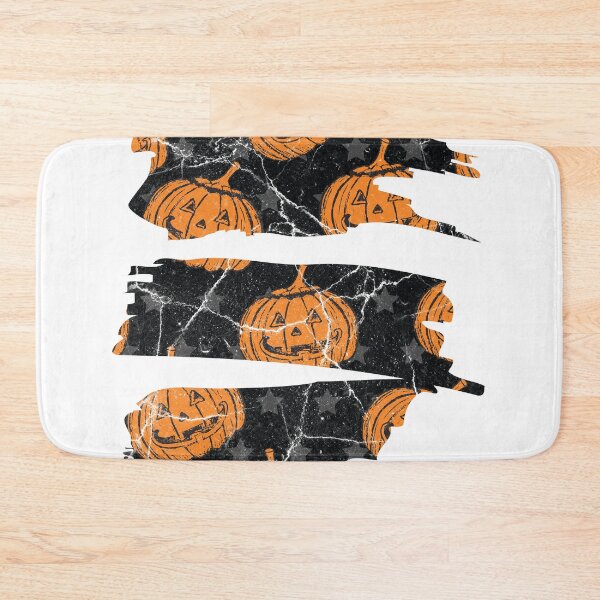 Item preview, Happy Halloween Orange & Black Color Horror Spooky Pattern with Scratches Design designed and sold by WBP Mart.