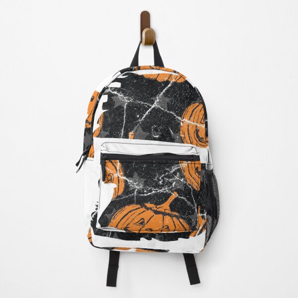 Item preview, Happy Halloween Orange & Black Color Horror Spooky Pattern with Scratches Design designed and sold by WBP Mart.