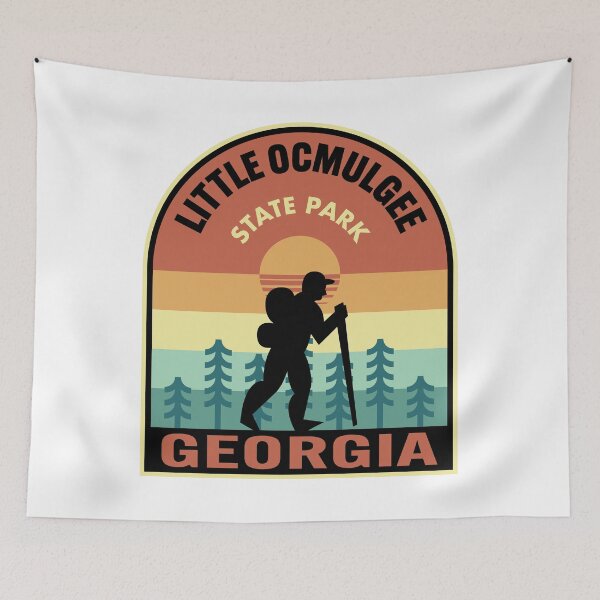 Item preview, Little Ocmulgee State Park Georgia Retro Hiking designed and sold by HalpinDesign.