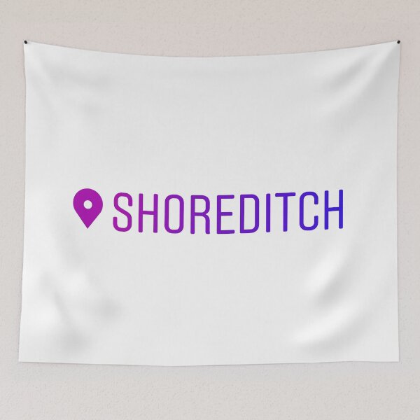 Item preview, Instagram Location Sticker of Shoreditch designed and sold by BubbleManShop.