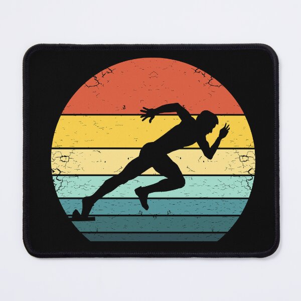 Item preview, 70s Retro Athletics Runner on Vintage Sunset designed and sold by KleverOlivier.