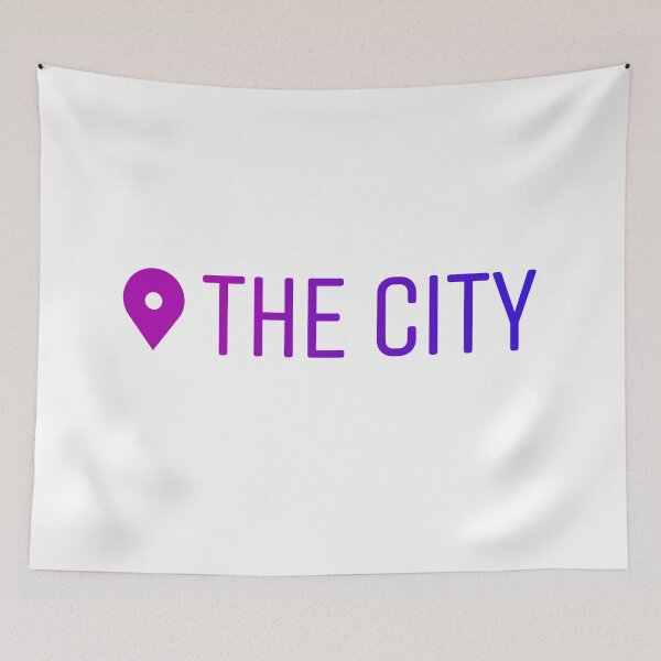 Item preview, Instagram Location Sticker of The City designed and sold by BubbleManShop.