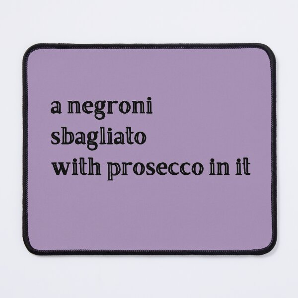 Item preview, A Negroni, sbagliato designed and sold by skpersephone.