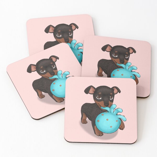 Artikelvorschau, Miniatur-Dobermann-Pinscher-Welpe entworfen und verkauft von PaperRain.