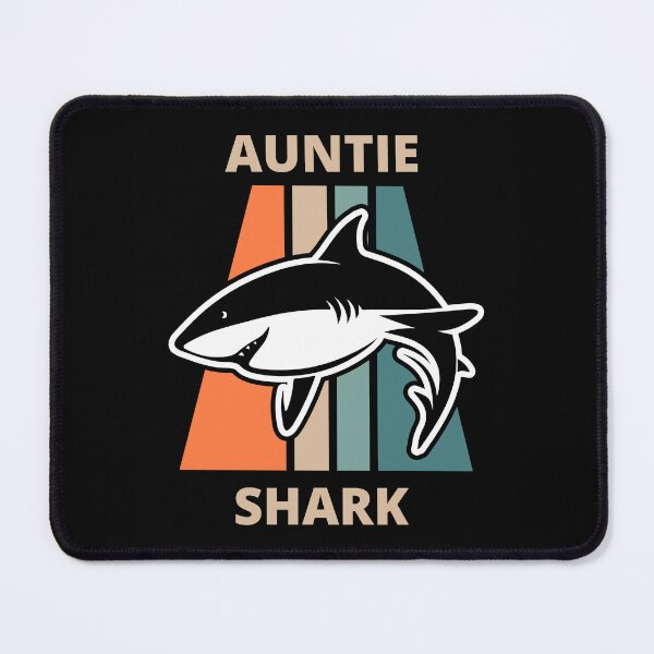 Item preview, Auntie shark designed and sold by RockBeeDesigns.