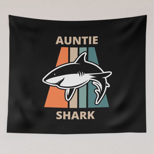 Item preview, Auntie shark designed and sold by RockBeeDesigns.
