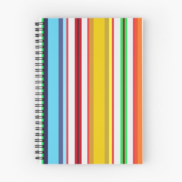 Item preview, Ribbon Candy Pop Art Green Red Orange, Yellow, Blue Vertical Stripes 5748 designed and sold by Art in My Loft.