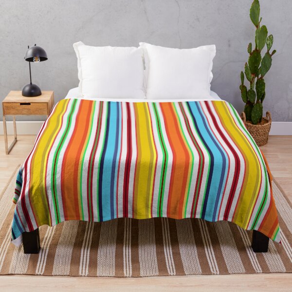 Item preview, Ribbon Candy Pop Art Green Red Orange, Yellow, Blue Vertical Stripes 5748 designed and sold by Art in My Loft.