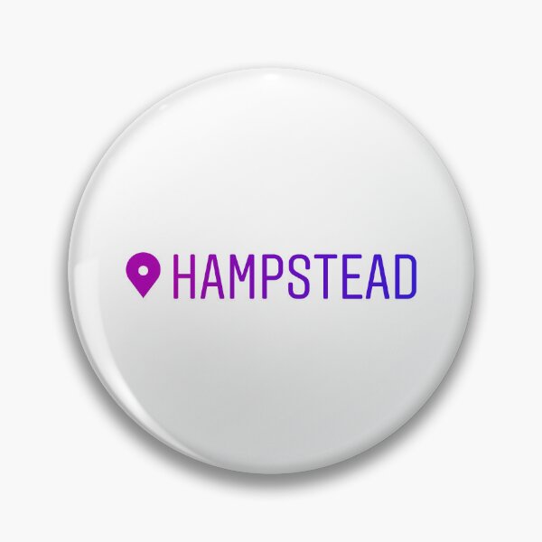 Item preview, Instagram Location Sticker of Hampstead designed and sold by BubbleManShop.