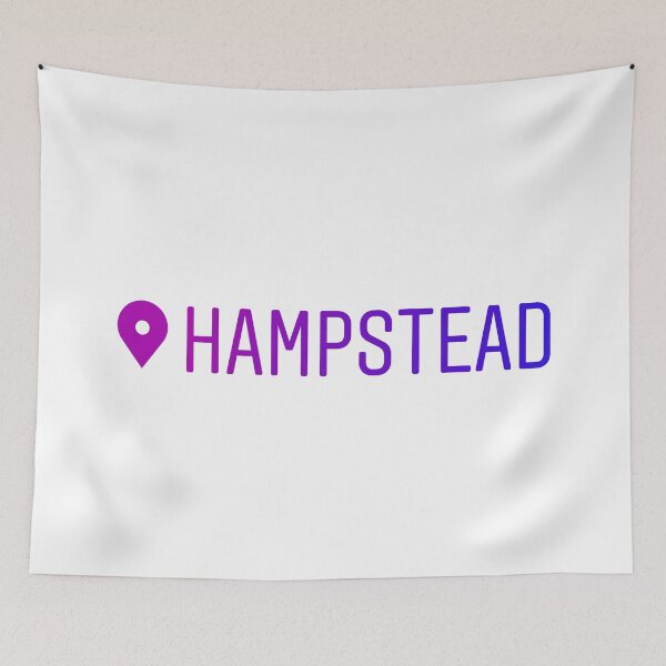 Item preview, Instagram Location Sticker of Hampstead designed and sold by BubbleManShop.