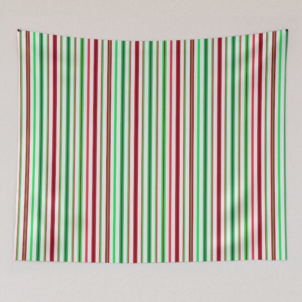 Item preview, Ribbon Candy Pop Art Green Red Vertical Stripes 5748 designed and sold by Art in My Loft.