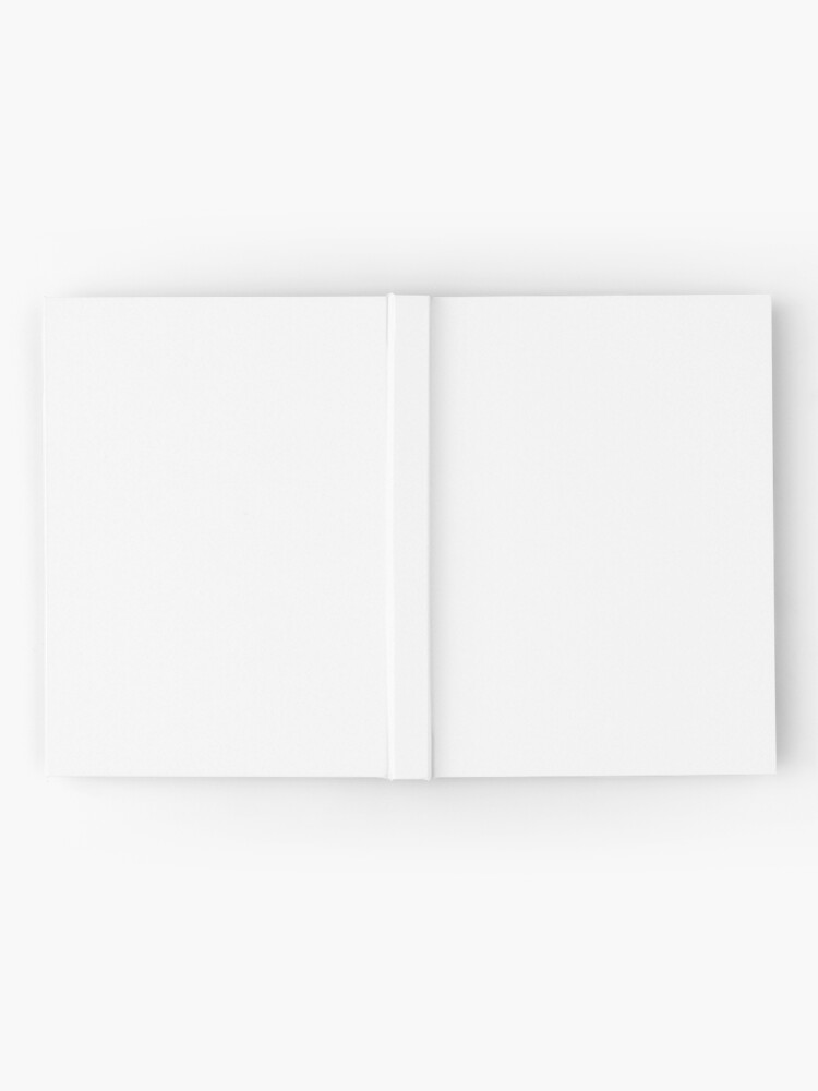 Blank - The nothing design Hardcover Journal for Sale by EndergamZ
