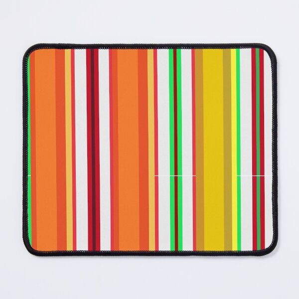Item preview, Ribbon Candy Pop Art Green Red Orange Yellow Vertical Stripes 5748 designed and sold by Art in My Loft.