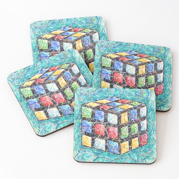 Item preview, Mixed Rubik's Cube Pattern designed and sold by Kitslam Art.