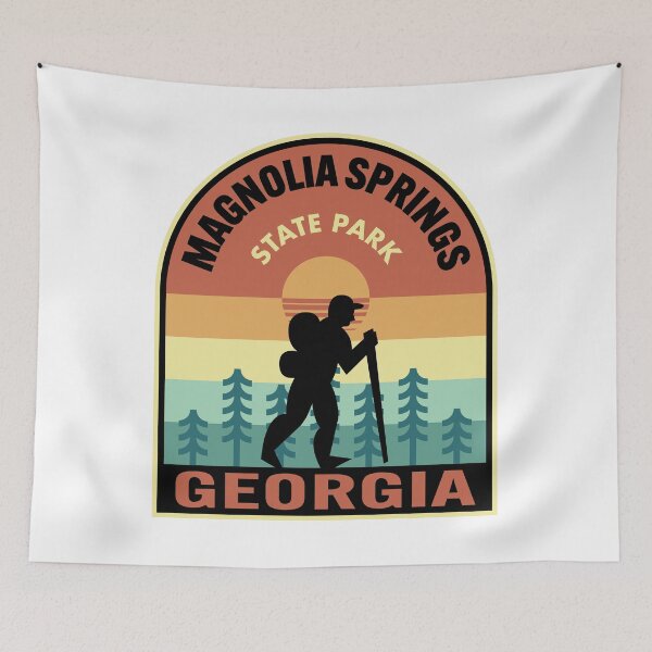 Item preview, Magnolia Springs State Park Georgia Retro Hiking designed and sold by HalpinDesign.