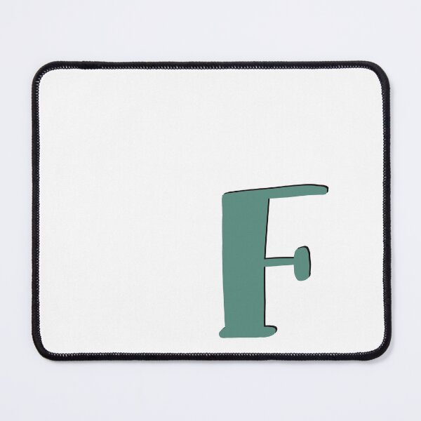 Item preview, Letter F Green initial monogram alphabet F capital designed and sold by Antique-Gifts.