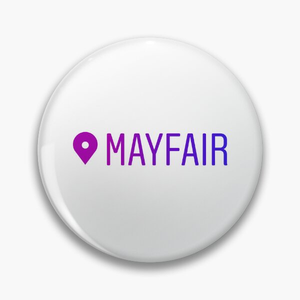 Item preview, Instagram Location Sticker of Mayfair designed and sold by BubbleManShop.