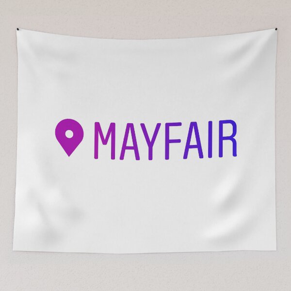 Item preview, Instagram Location Sticker of Mayfair designed and sold by BubbleManShop.