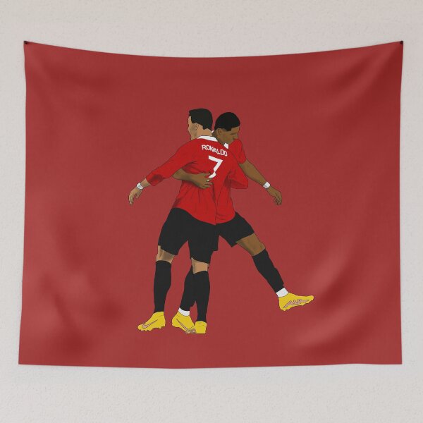 Item preview, Cristiano Ronaldo Marcus Rashford Goal Celebration designed and sold by Hevding.