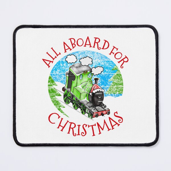 Item preview, Steam Train All Aboard For Christmas Xmas designed and sold by doodlerob.