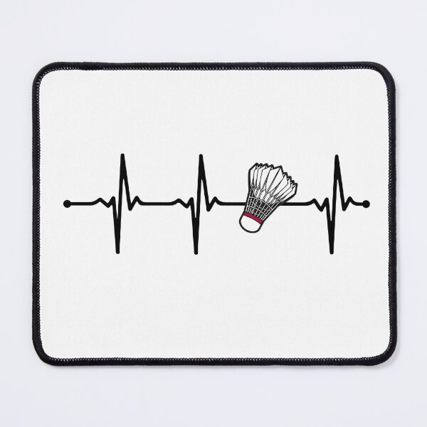 Item preview, My Heart Beats for Badminton - Ecg Sports Pulse Bv designed and sold by KleverOlivier.