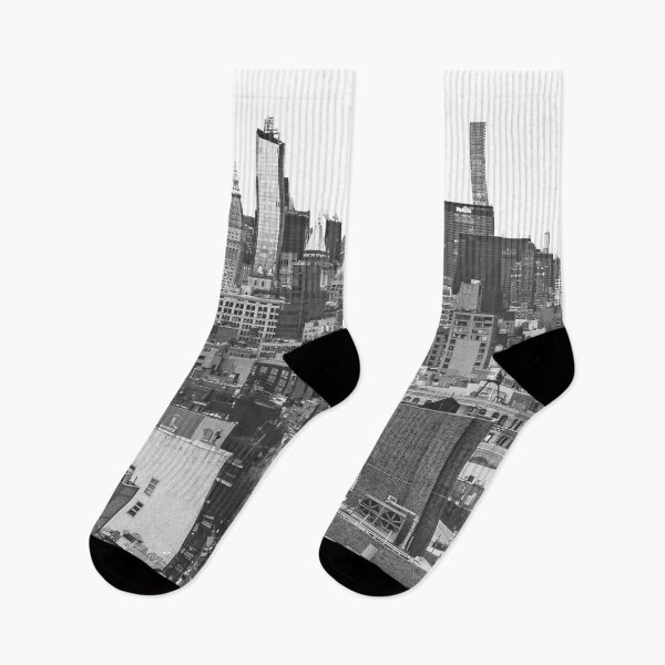 Item preview, New York City Skyline Black and White designed and sold by anthonylonder.
