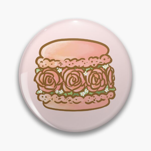 Item preview, Macarrón floral rosa designed and sold by Cafe Van.