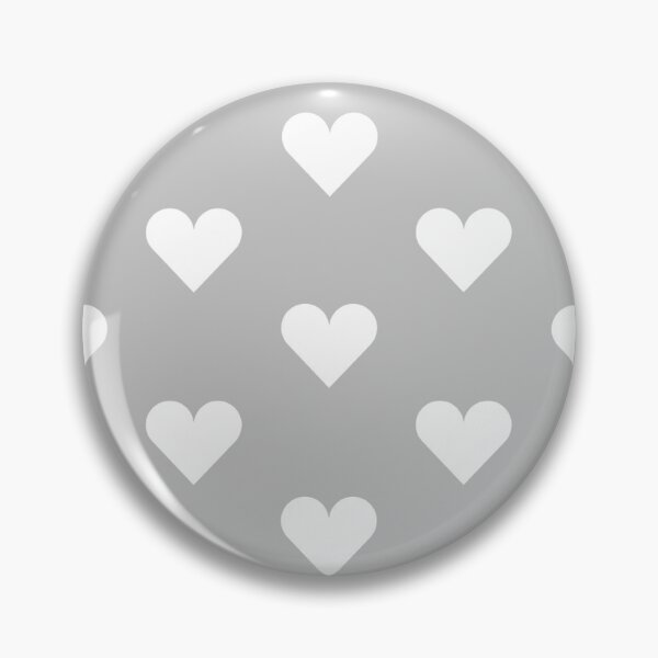 Item preview, Medium WHITE and SILVER GREY LOVE HEARTS designed and sold by RachelMacht.