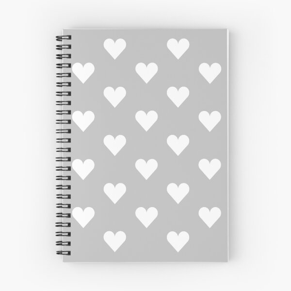 Item preview, Medium WHITE and SILVER GREY LOVE HEARTS designed and sold by RachelMacht.