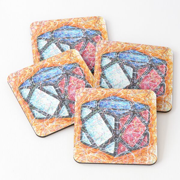 Item preview, Skewb Rubiks Cube Pattern designed and sold by Kitslam Art.