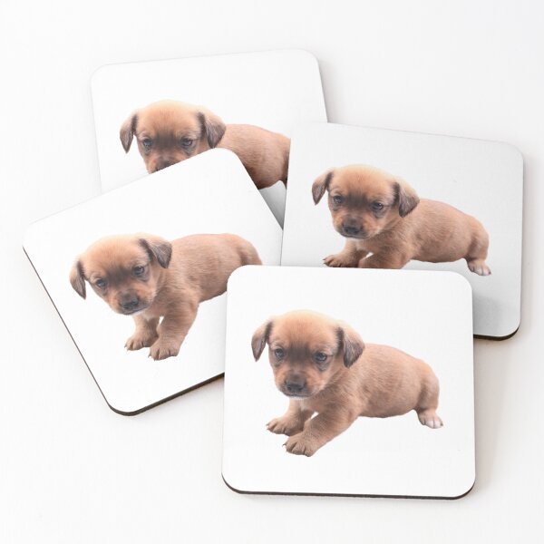 Aperçu de l'œuvre Chiots teckel mignons créée et vendue par The Love Quill.