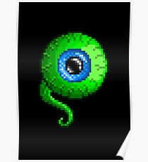 Jacksepticeye Pixel art logo - SepticeyeSam Poster